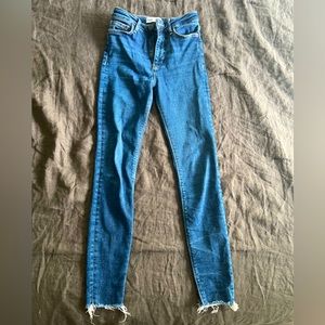 Zara Skinny Jeans with Destroyed Hems
